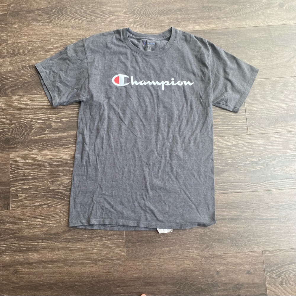 CHAMPION T SHIRT SIZE M COLOR GRAY